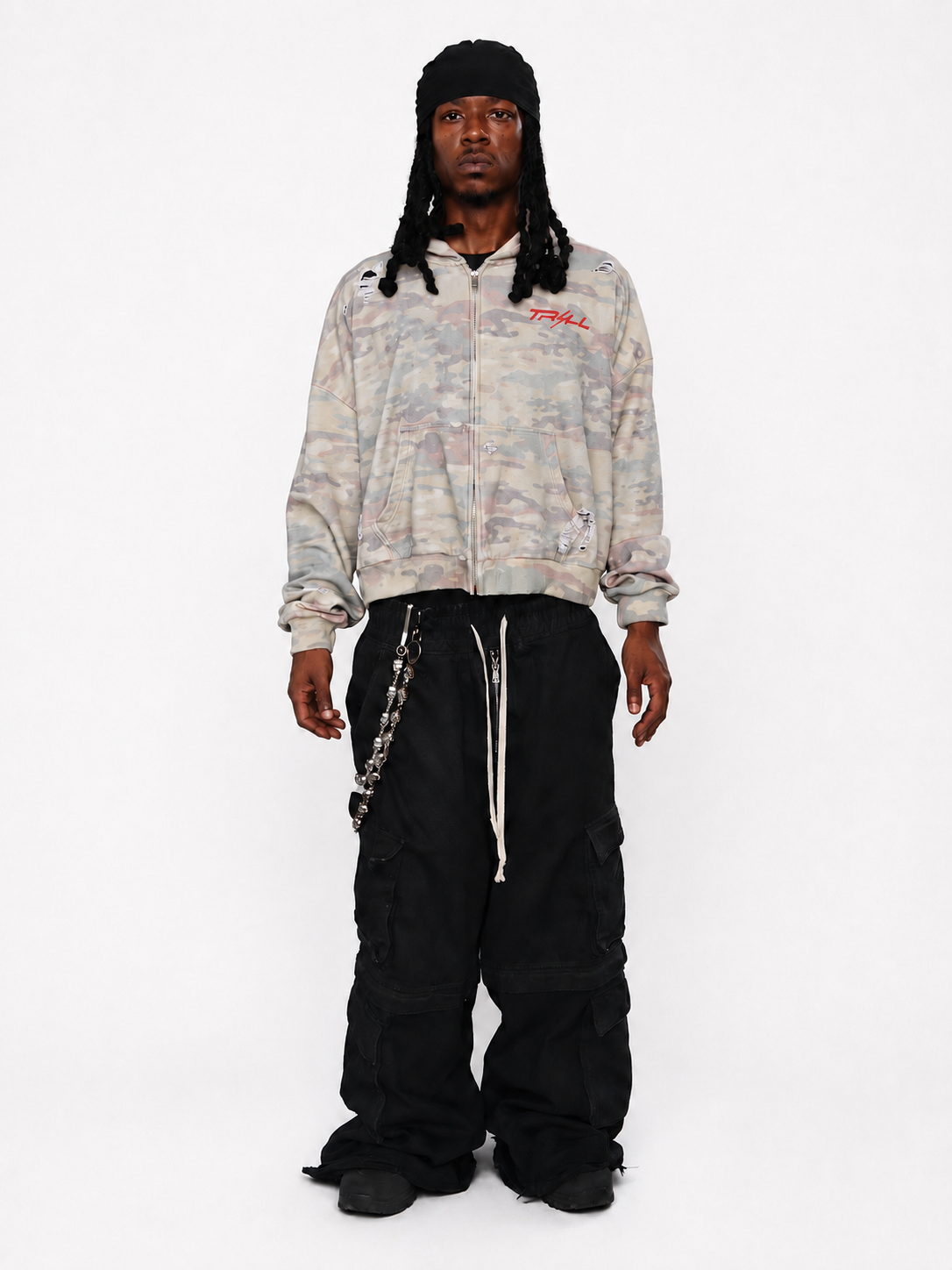 TRILL ARMY CAMO HOODIE