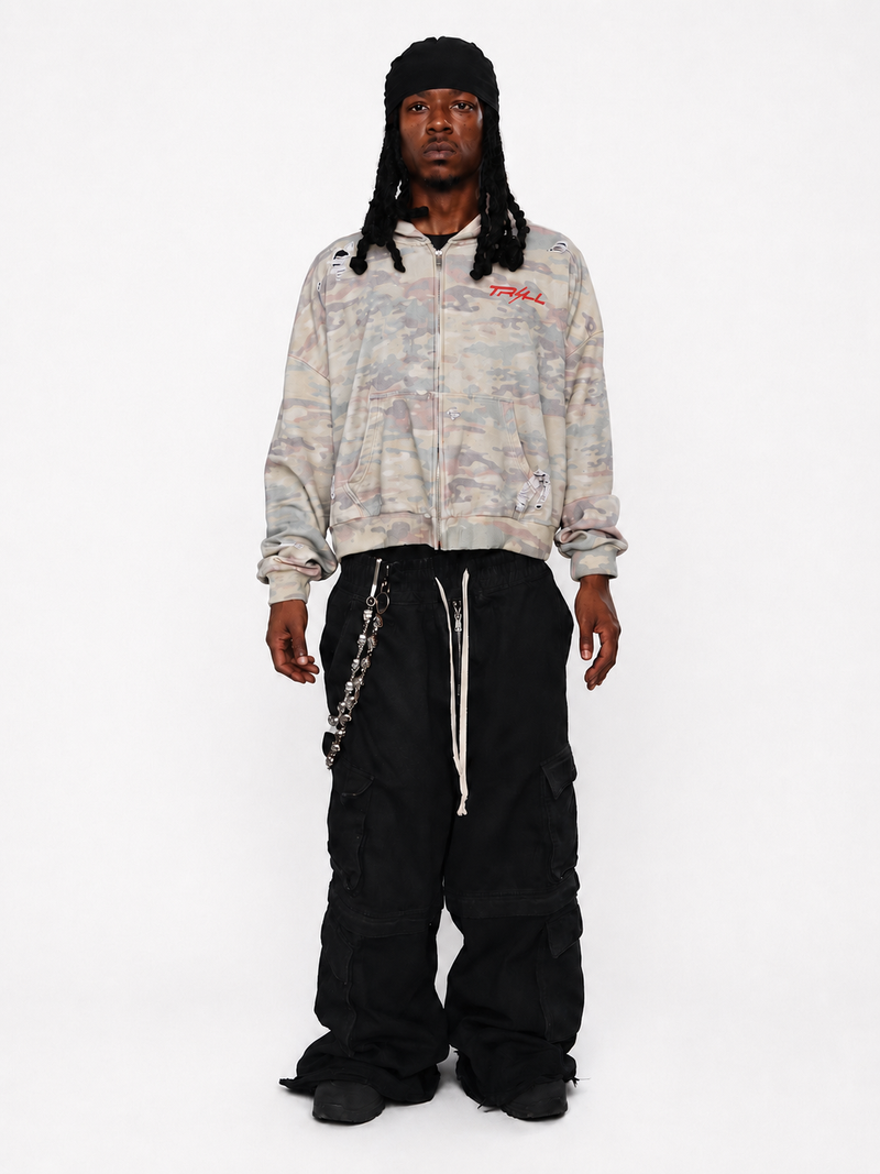TRILL ARMY CAMO HOODIE