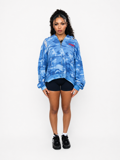 TRILL BLUEBERRY CAMO HOODIE